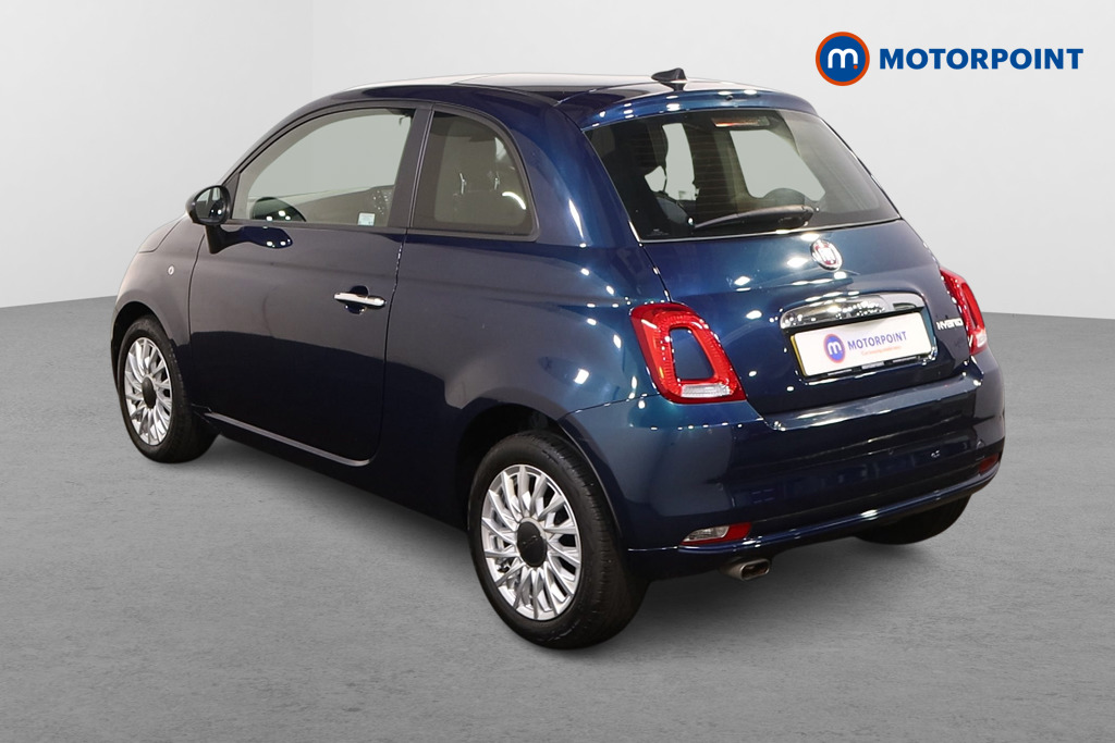 Fiat 500 Lounge Manual Petrol-Electric Hybrid Hatchback - Stock Number (1532360) - Passenger side rear corner