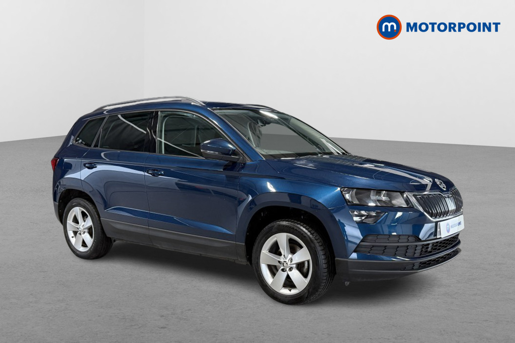 Skoda Karoq SE Manual Petrol SUV - Stock Number (1542468) - Drivers side front corner