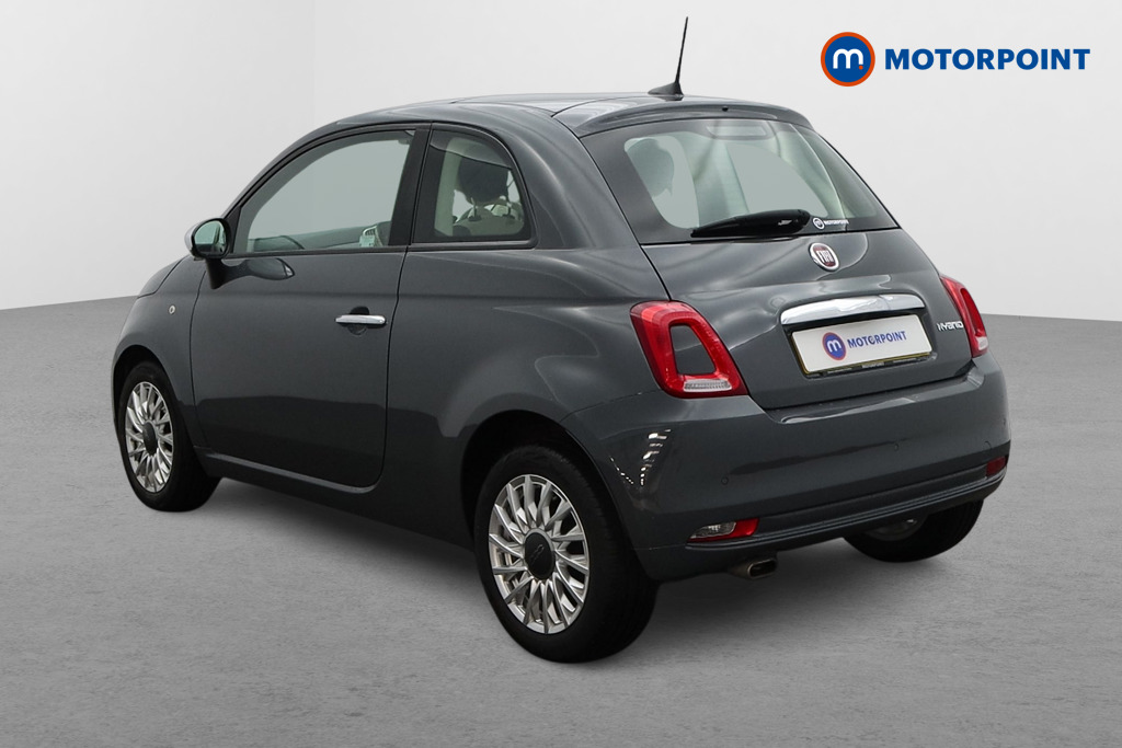 Fiat 500 Lounge Manual Petrol-Electric Hybrid Hatchback - Stock Number (1543090) - Passenger side rear corner