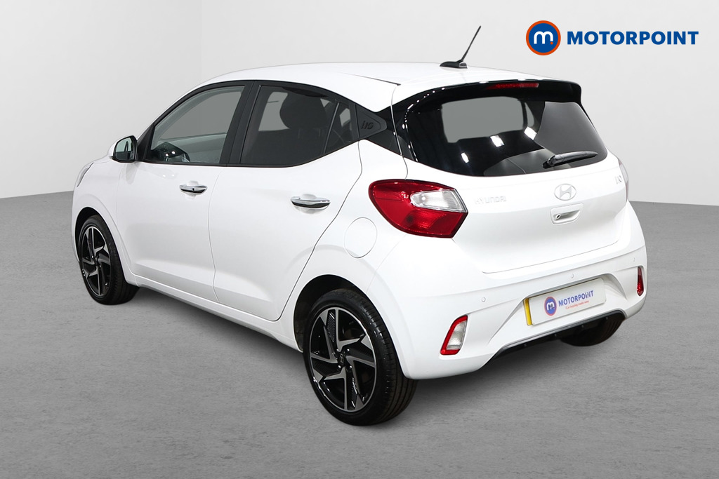 Hyundai I10 Premium Automatic Petrol Hatchback - Stock Number (1547330) - Passenger side rear corner