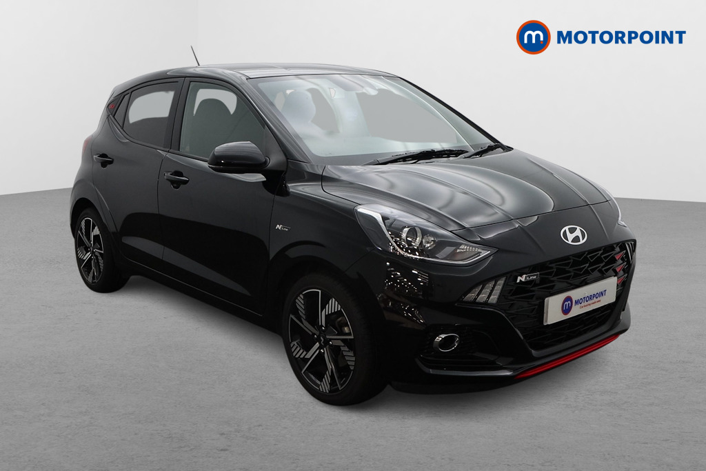 Hyundai I10 N Line Manual Petrol Hatchback - Stock Number (1547685) - Drivers side front corner