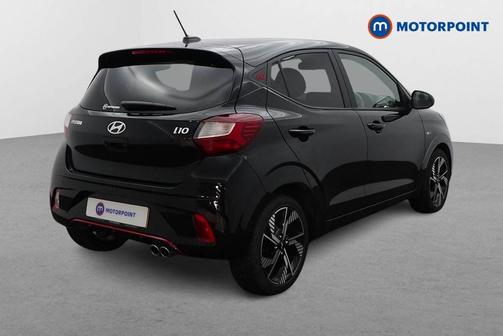 Hyundai I10 N Line Manual Petrol Hatchback - Stock Number (1547685) - Drivers side rear corner