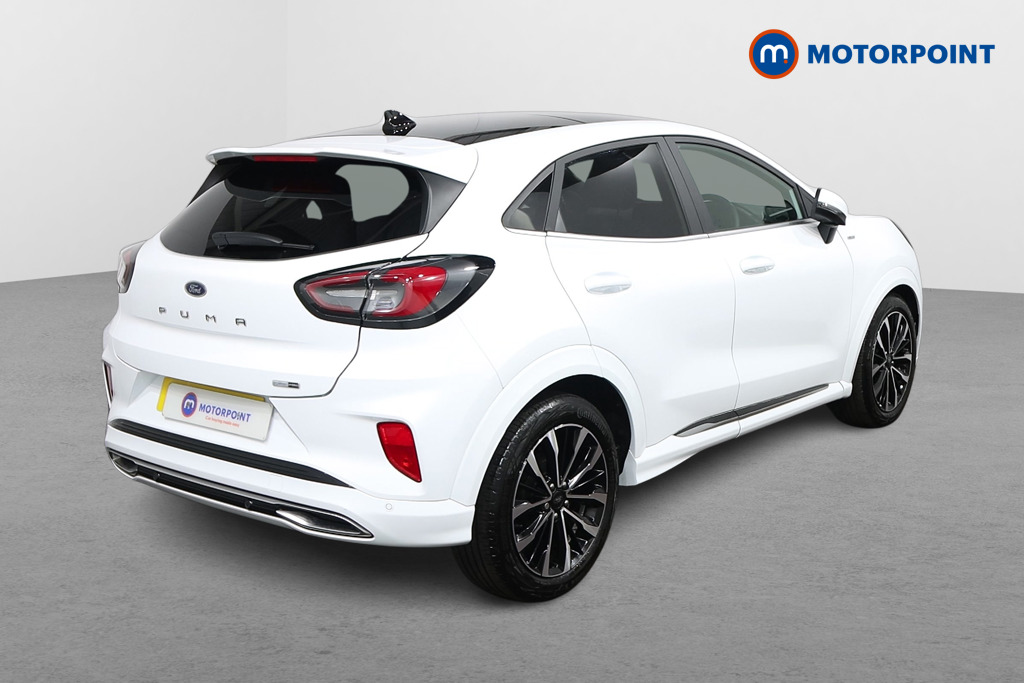 Ford Puma St-Line Vignale Manual Petrol-Electric Hybrid SUV - Stock Number (1548518) - Drivers side rear corner
