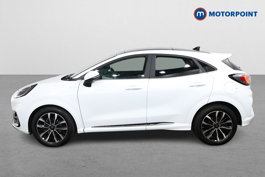 Ford Puma St-Line Vignale Manual Petrol-Electric Hybrid SUV - Stock Number (1548518) - Passenger side
