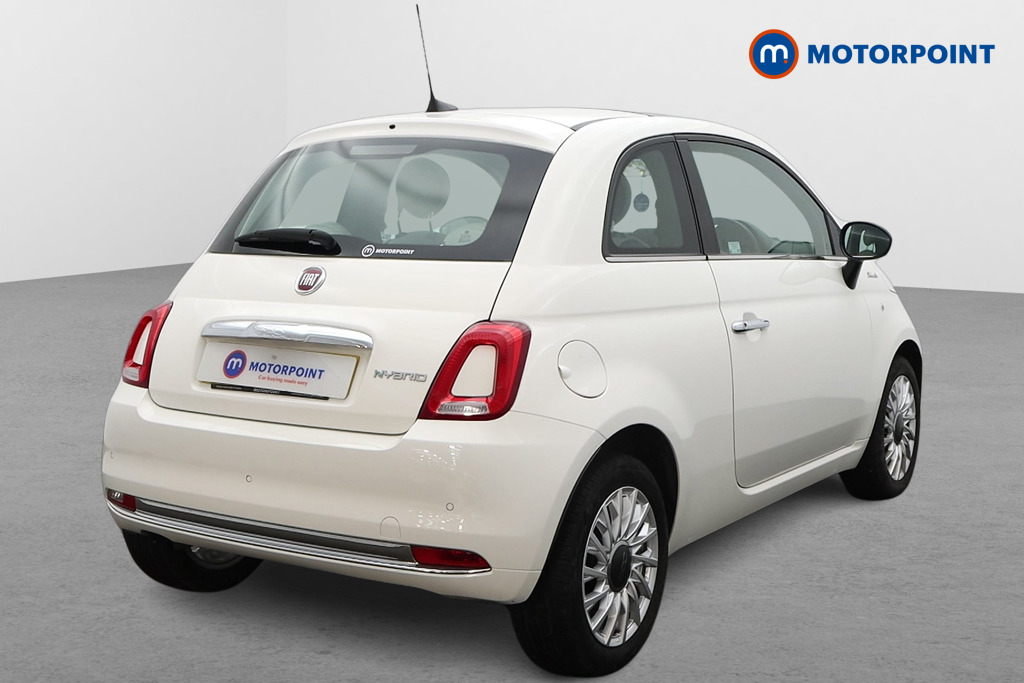 Fiat 500 Dolcevita Manual Petrol-Electric Hybrid Hatchback - Stock Number (1543114) - Drivers side rear corner