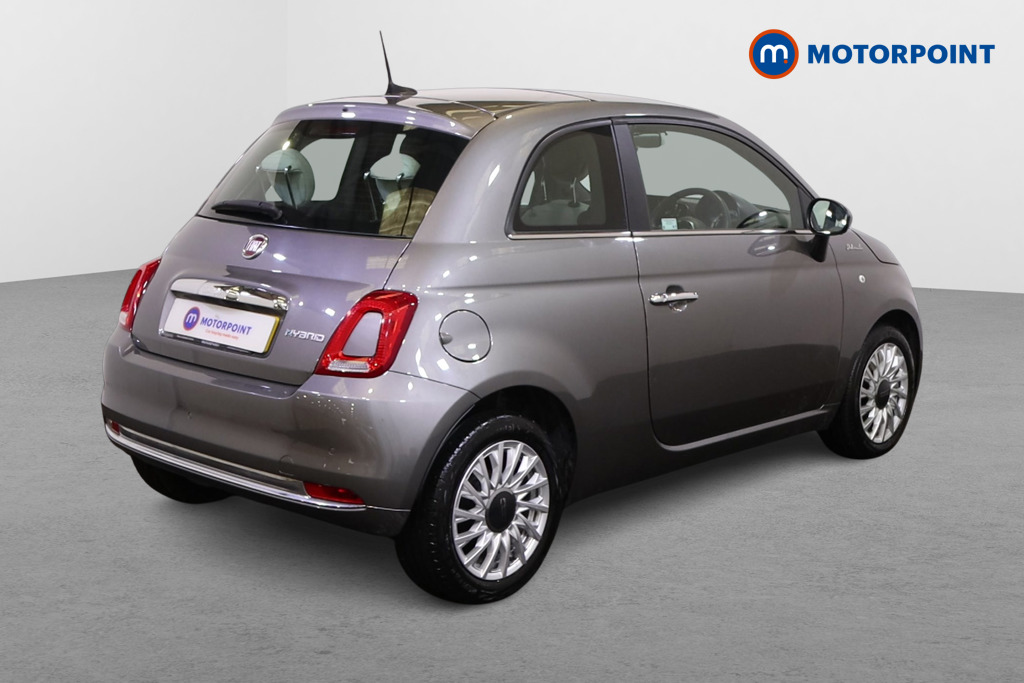 Fiat 500 Dolcevita Manual Petrol-Electric Hybrid Hatchback - Stock Number (1543190) - Drivers side rear corner