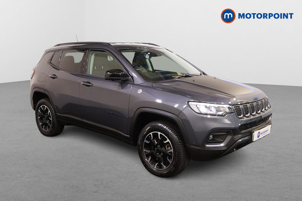 Jeep Compass Trailhawk Automatic Petrol Plug-In Hybrid SUV - Stock Number (1544810) - Drivers side front corner