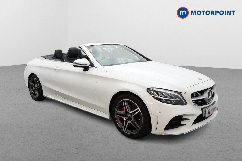 Mercedes-Benz C Class Amg Line Automatic Petrol Convertible - Stock Number (1545040) - Drivers side front corner