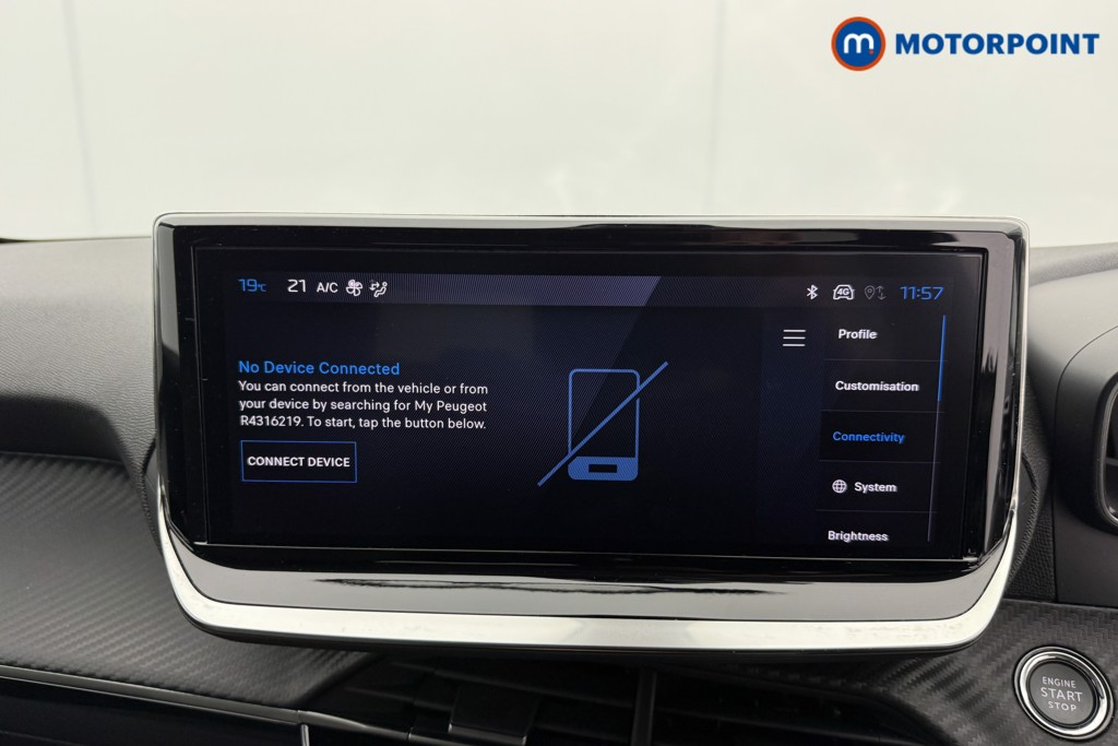 Peugeot 208 Allure Automatic Petrol-Electric Hybrid Hatchback - Stock Number (1548428) - 8th supplementary image