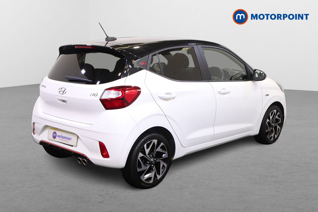 Hyundai I10 N Line Manual Petrol Hatchback - Stock Number (1548686) - Drivers side rear corner