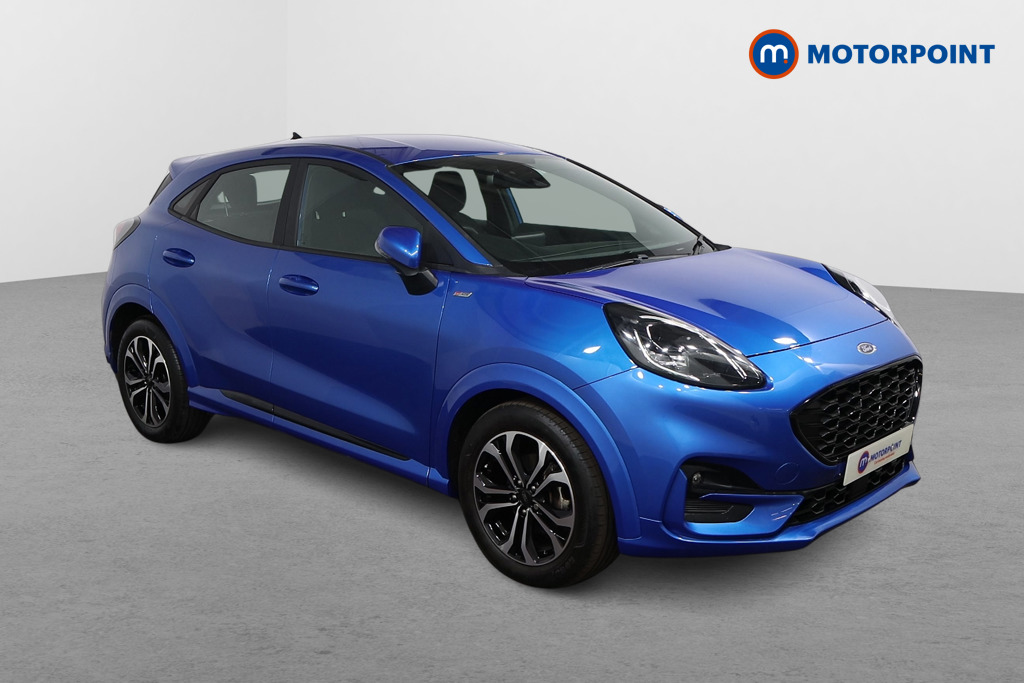 Ford Puma St-Line Manual Petrol-Electric Hybrid SUV - Stock Number (1549207) - Drivers side front corner