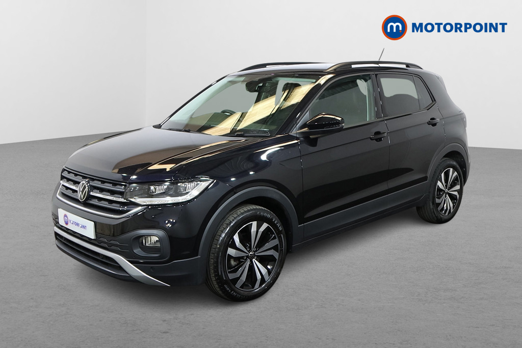 Volkswagen T-Cross Black Edition Manual Petrol SUV - Stock Number (1546349) - Passenger side front corner
