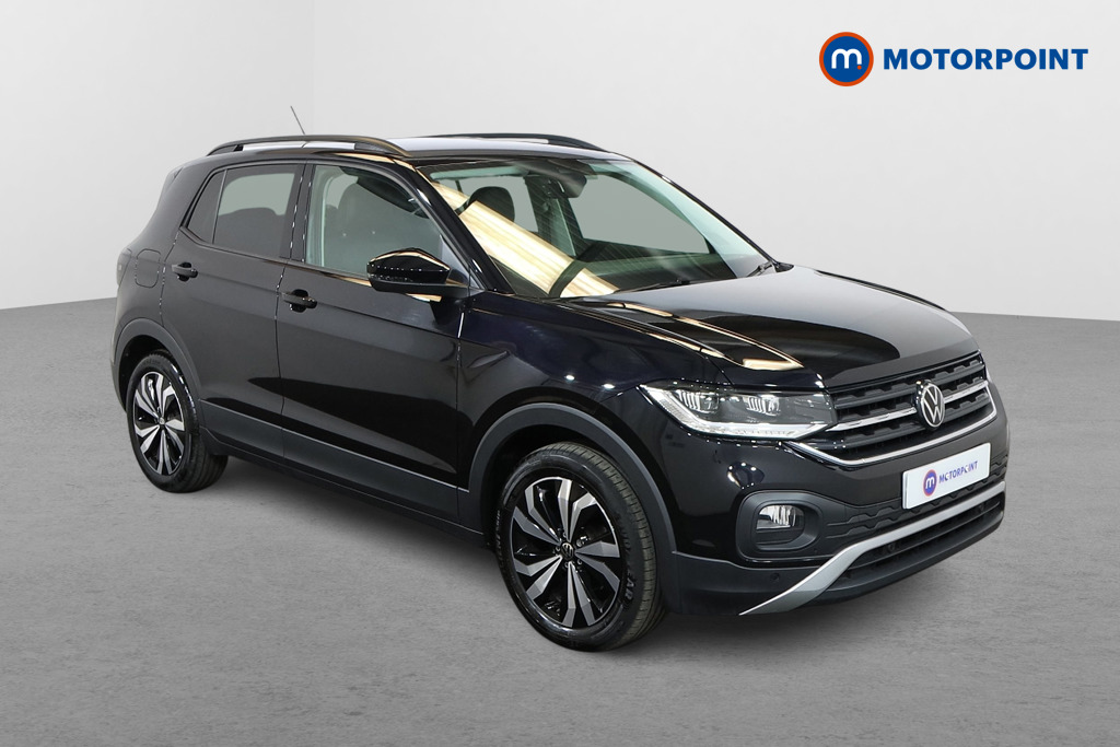 Volkswagen T-Cross Black Edition Manual Petrol SUV - Stock Number (1546349) - Drivers side front corner