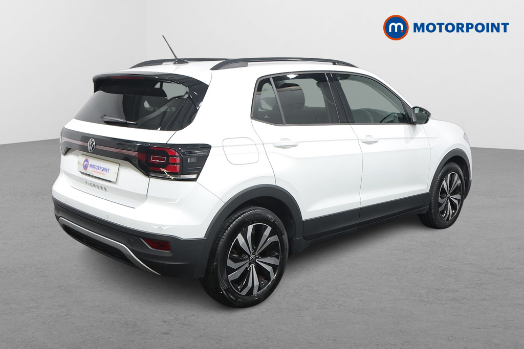 Volkswagen T-Cross Black Edition Automatic Petrol SUV - Stock Number (1548993) - Drivers side rear corner