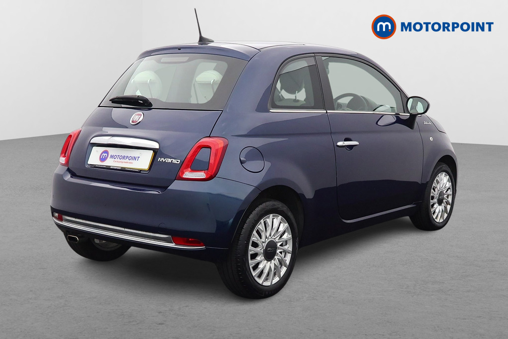 Fiat 500 Dolcevita Manual Petrol-Electric Hybrid Hatchback - Stock Number (1543083) - Drivers side rear corner