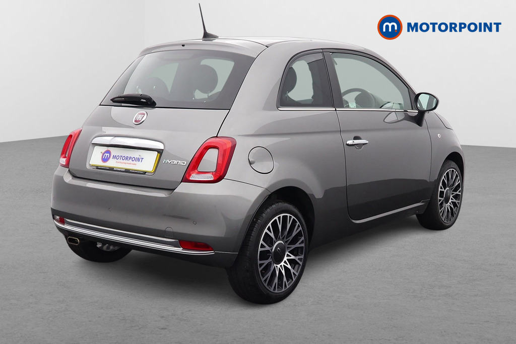 Fiat 500 1.0 Mild Hybrid 3Dr Manual Petrol-Electric Hybrid Hatchback - Stock Number (1546980) - Drivers side rear corner
