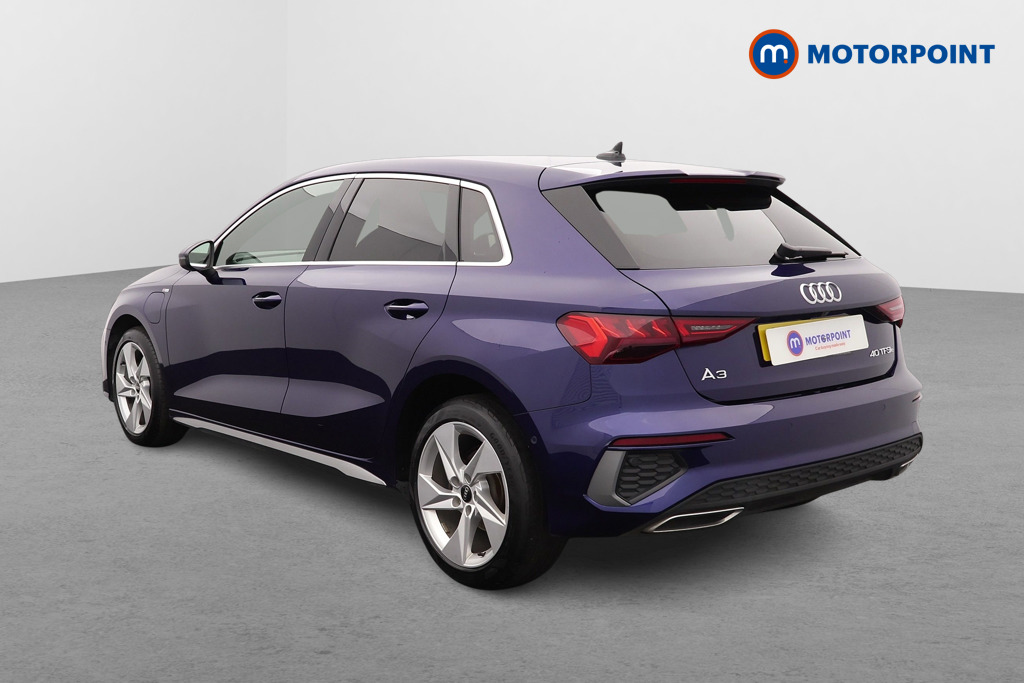 Audi A3 S Line Automatic Petrol Plug-In Hybrid Hatchback - Stock Number (1543801) - Passenger side rear corner