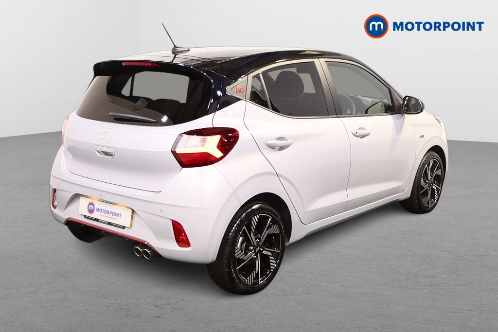Hyundai I10 N Line Manual Petrol Hatchback - Stock Number (1547336) - Drivers side rear corner