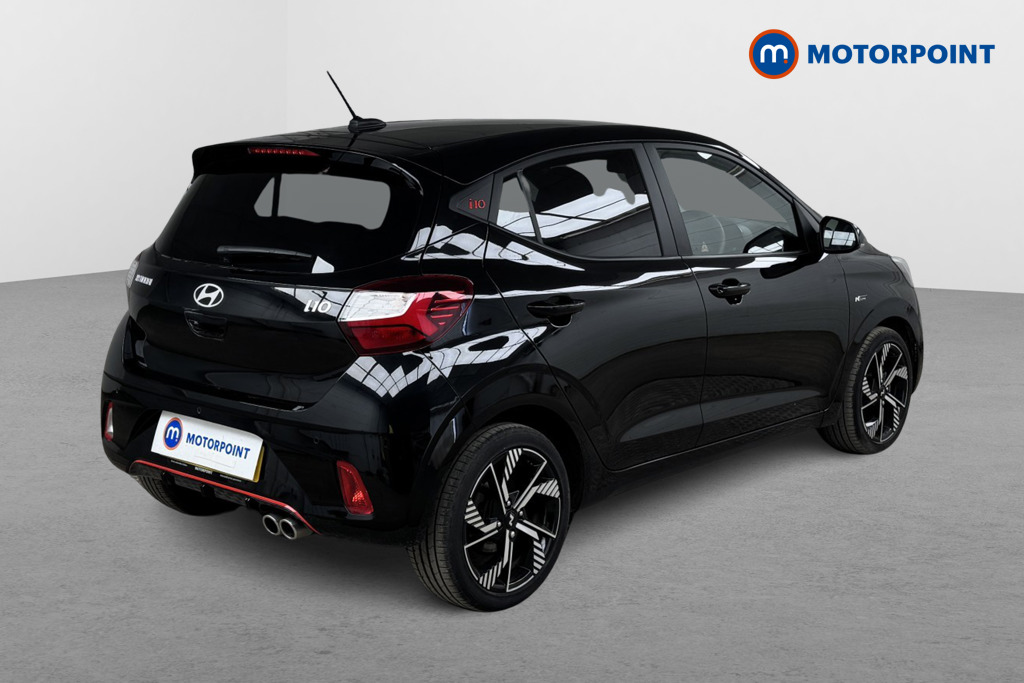 Hyundai I10 N Line Manual Petrol Hatchback - Stock Number (1547353) - Drivers side rear corner