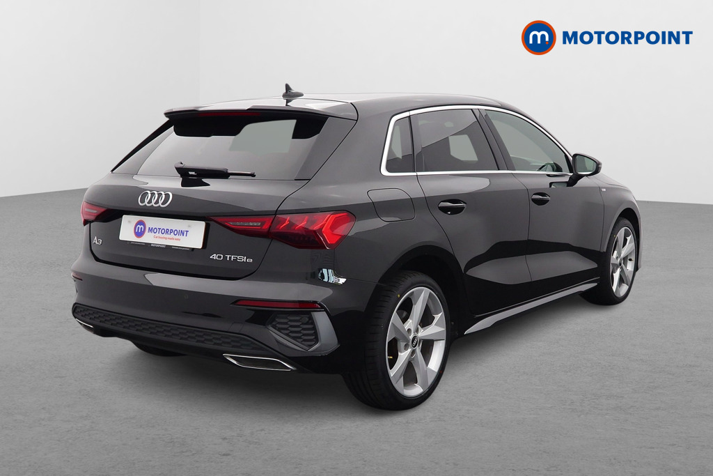 Audi A3 S Line Automatic Petrol Plug-In Hybrid Hatchback - Stock Number (1549467) - Drivers side rear corner