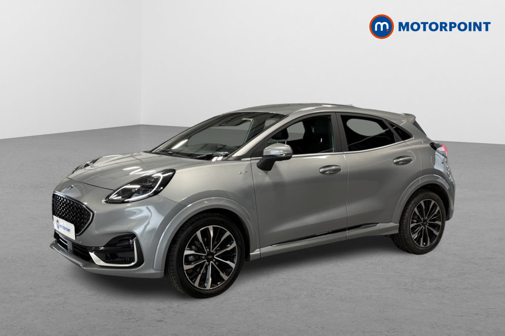 Ford Puma St-Line Vignale Automatic Petrol-Electric Hybrid SUV - Stock Number (1542545) - Passenger side front corner