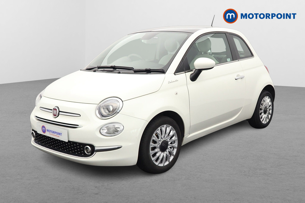 Fiat 500 Dolcevita Manual Petrol-Electric Hybrid Hatchback - Stock Number (1543157) - Passenger side front corner