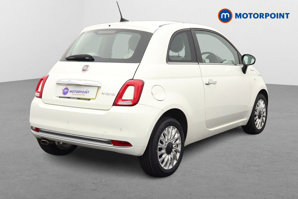 Fiat 500 Dolcevita Manual Petrol-Electric Hybrid Hatchback - Stock Number (1543157) - Drivers side rear corner