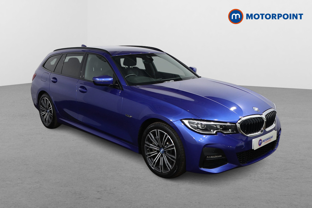 BMW 3 Series M Sport Automatic Petrol Plug-In Hybrid Estate - Stock Number (1543771) - Drivers side front corner
