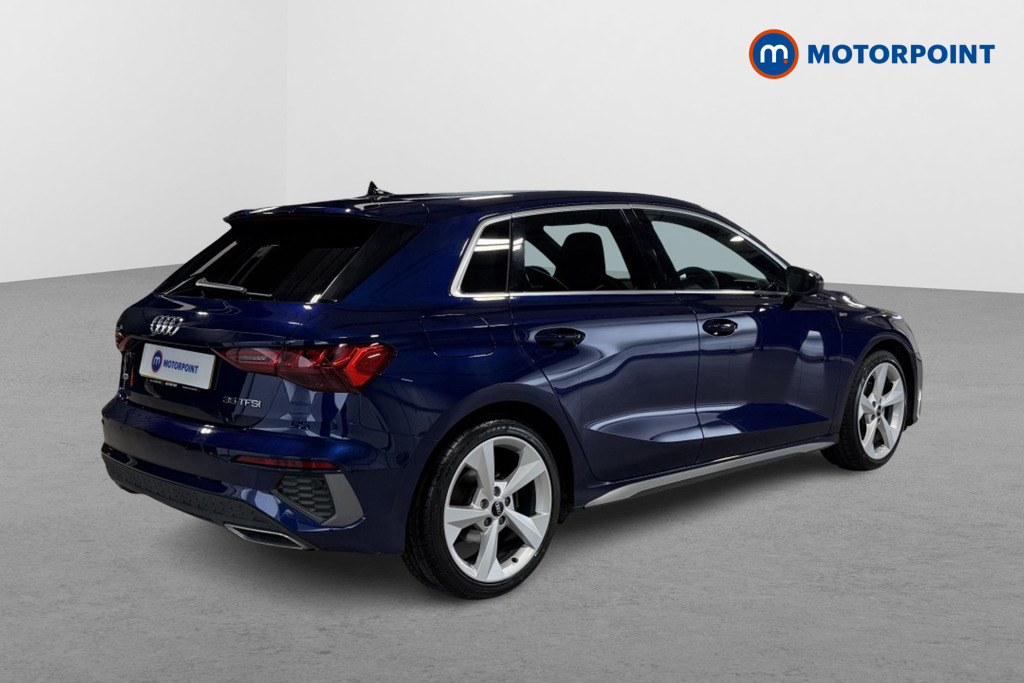 Audi A3 S Line Manual Petrol Hatchback - Stock Number (1546575) - Drivers side rear corner