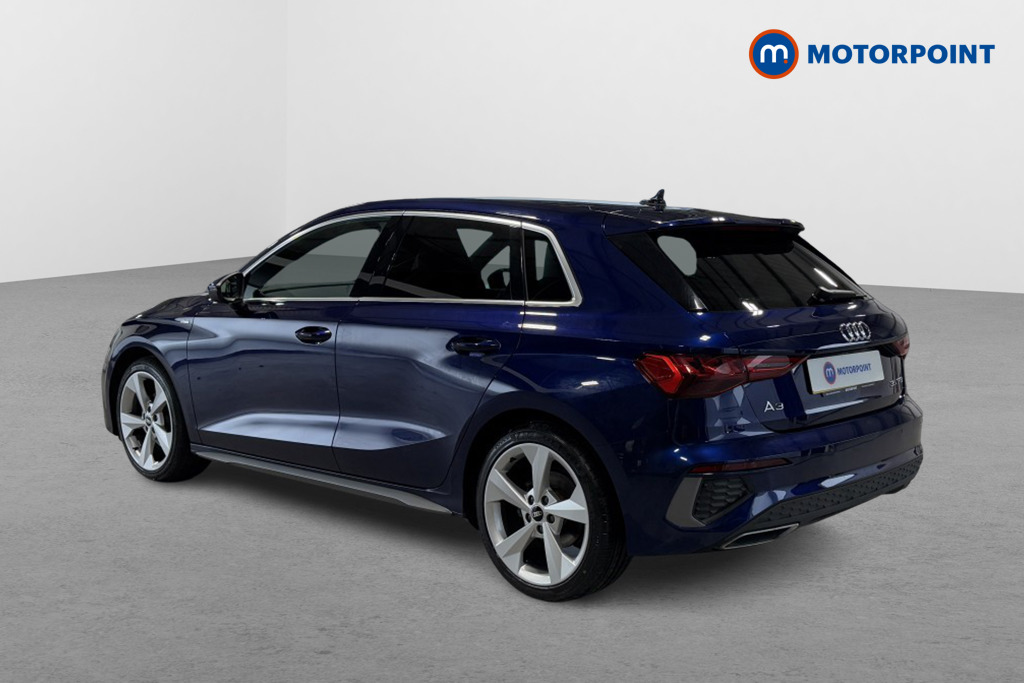Audi A3 S Line Manual Petrol Hatchback - Stock Number (1546575) - Passenger side rear corner