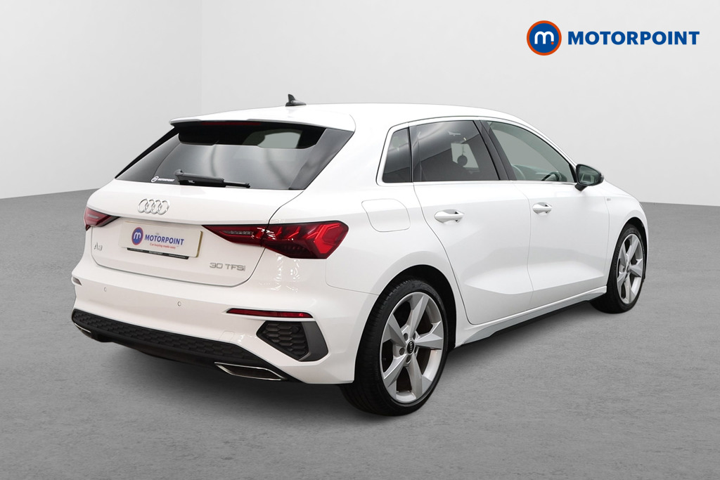 Audi A3 S Line Manual Petrol Hatchback - Stock Number (1546708) - Drivers side rear corner