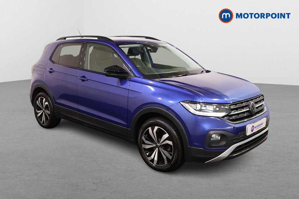 Volkswagen T-Cross Black Edition Manual Petrol SUV - Stock Number (1549252) - Drivers side front corner