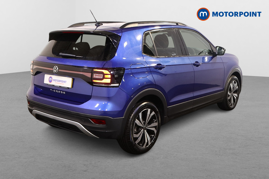 Volkswagen T-Cross Black Edition Manual Petrol SUV - Stock Number (1549252) - Drivers side rear corner