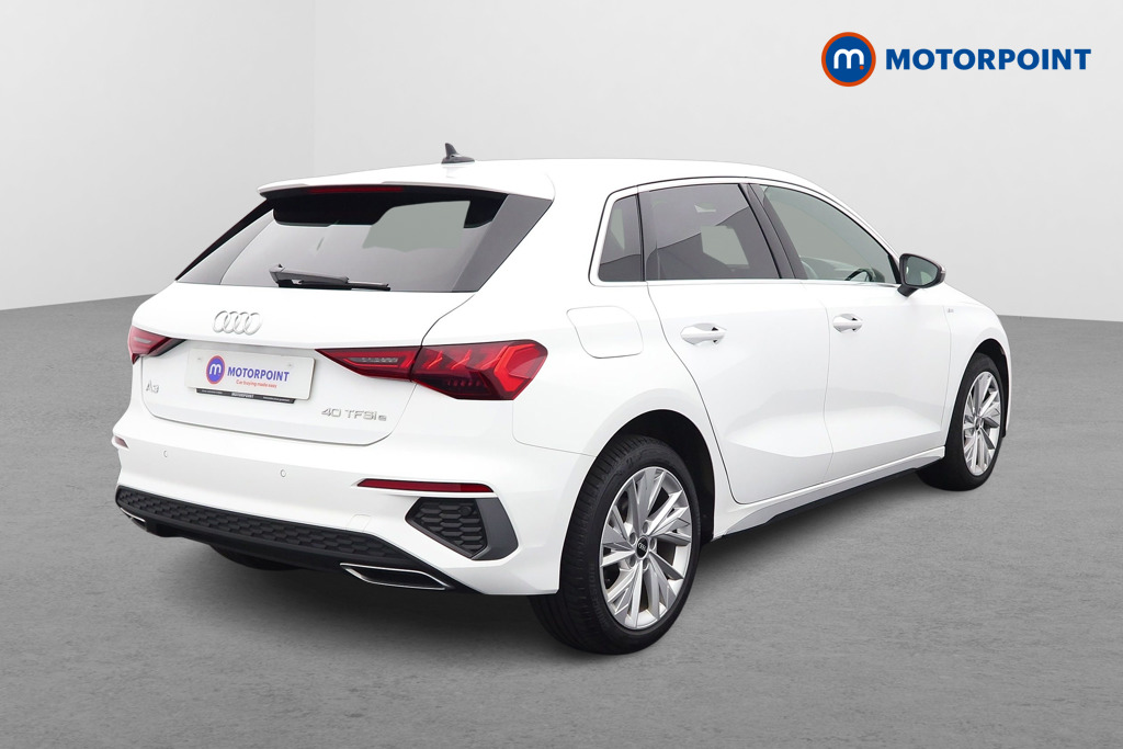 Audi A3 S Line Automatic Petrol Plug-In Hybrid Hatchback - Stock Number (1550537) - Drivers side rear corner
