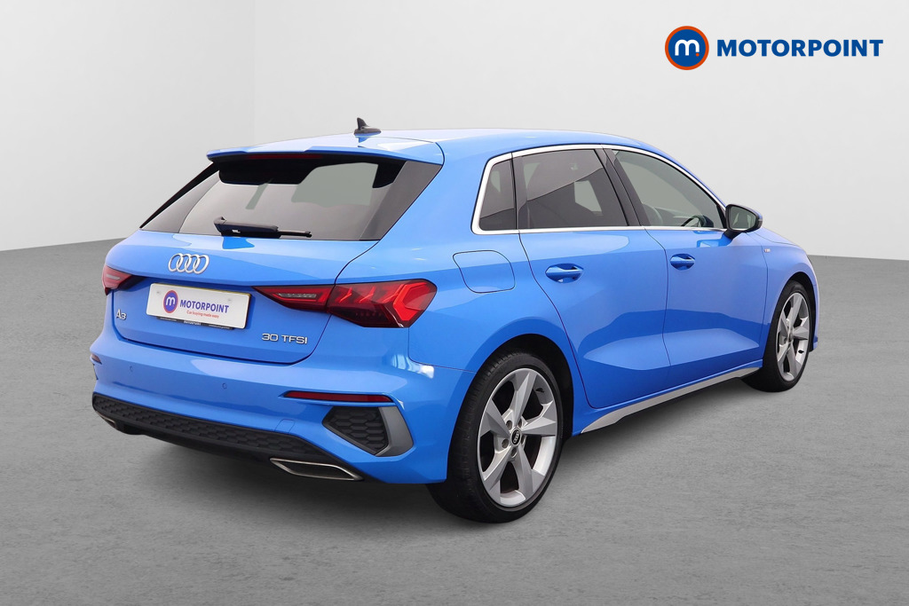 Audi A3 S Line Manual Petrol Hatchback - Stock Number (1544287) - Drivers side rear corner