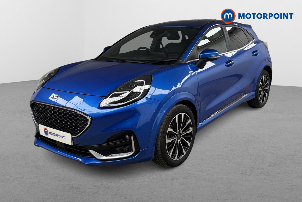 Ford Puma St-Line Vignale Manual Petrol-Electric Hybrid SUV - Stock Number (1551920) - Passenger side front corner