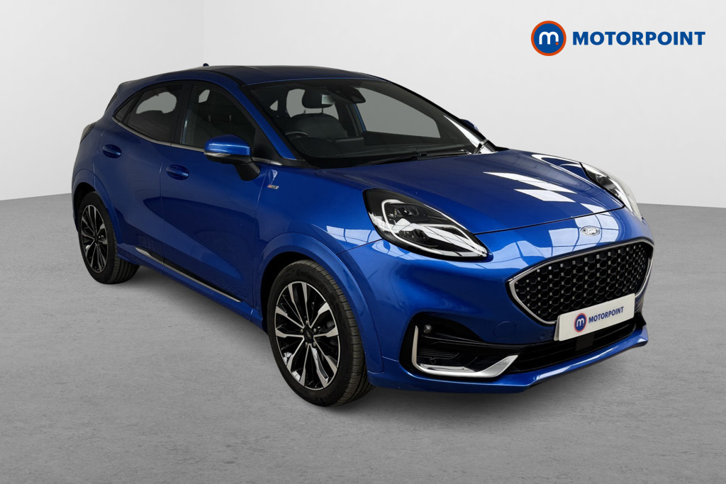 Ford Puma St-Line Vignale Manual Petrol-Electric Hybrid SUV - Stock Number (1551920) - Drivers side front corner