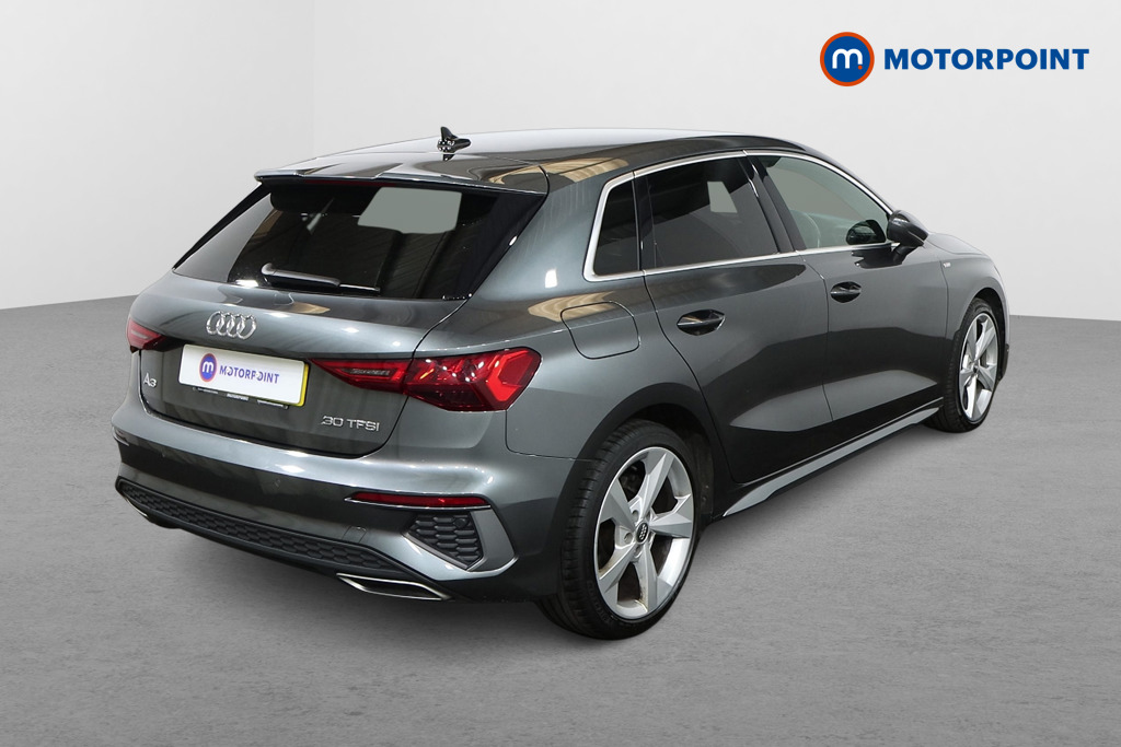 Audi A3 S Line Manual Petrol Hatchback - Stock Number (1544242) - Drivers side rear corner