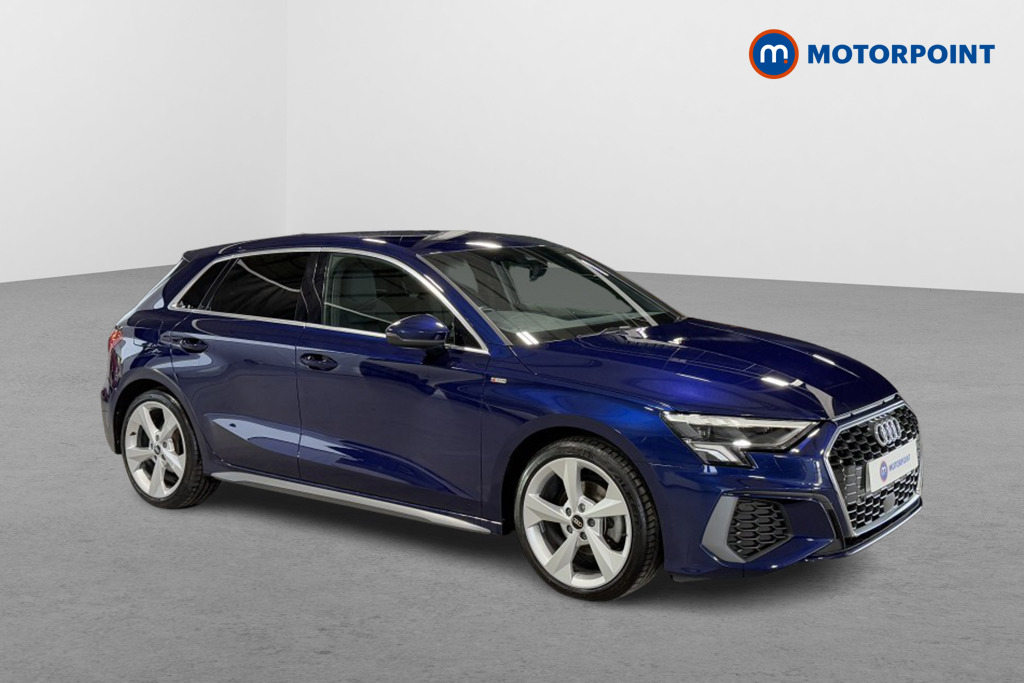 Audi A3 S Line Manual Petrol Hatchback - Stock Number (1546574) - Drivers side front corner