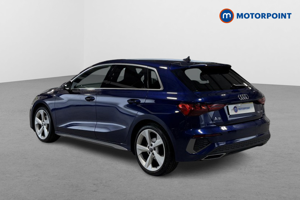 Audi A3 S Line Manual Petrol Hatchback - Stock Number (1546574) - Passenger side rear corner