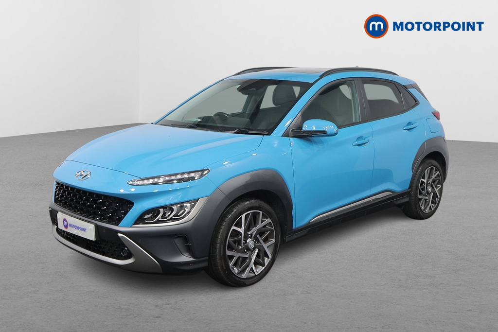 Hyundai Kona Ultimate Automatic Petrol-Electric Hybrid SUV - Stock Number (1547891) - Passenger side front corner