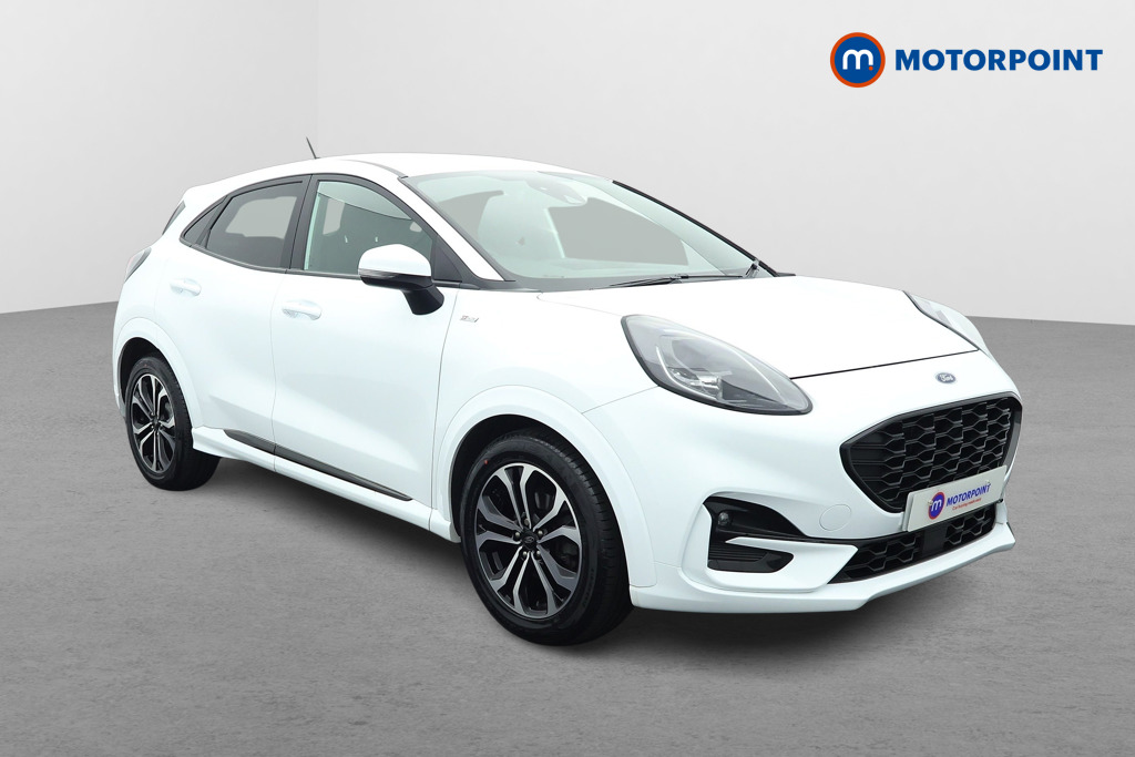 Ford Puma St-Line Manual Petrol-Electric Hybrid SUV - Stock Number (1551288) - Drivers side front corner