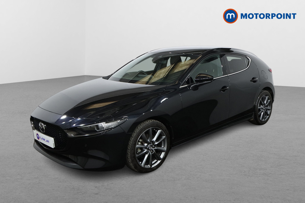 Mazda 3 Sport Lux Manual Petrol-Electric Hybrid Hatchback - Stock Number (1531064) - Passenger side front corner