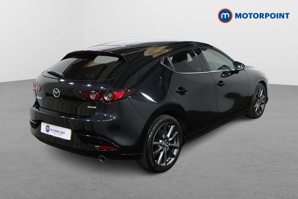 Mazda 3 Sport Lux Manual Petrol-Electric Hybrid Hatchback - Stock Number (1531064) - Drivers side rear corner