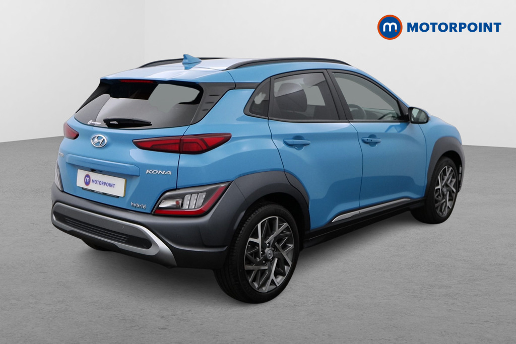 Hyundai Kona Premium Automatic Petrol-Electric Hybrid SUV - Stock Number (1545657) - Drivers side rear corner