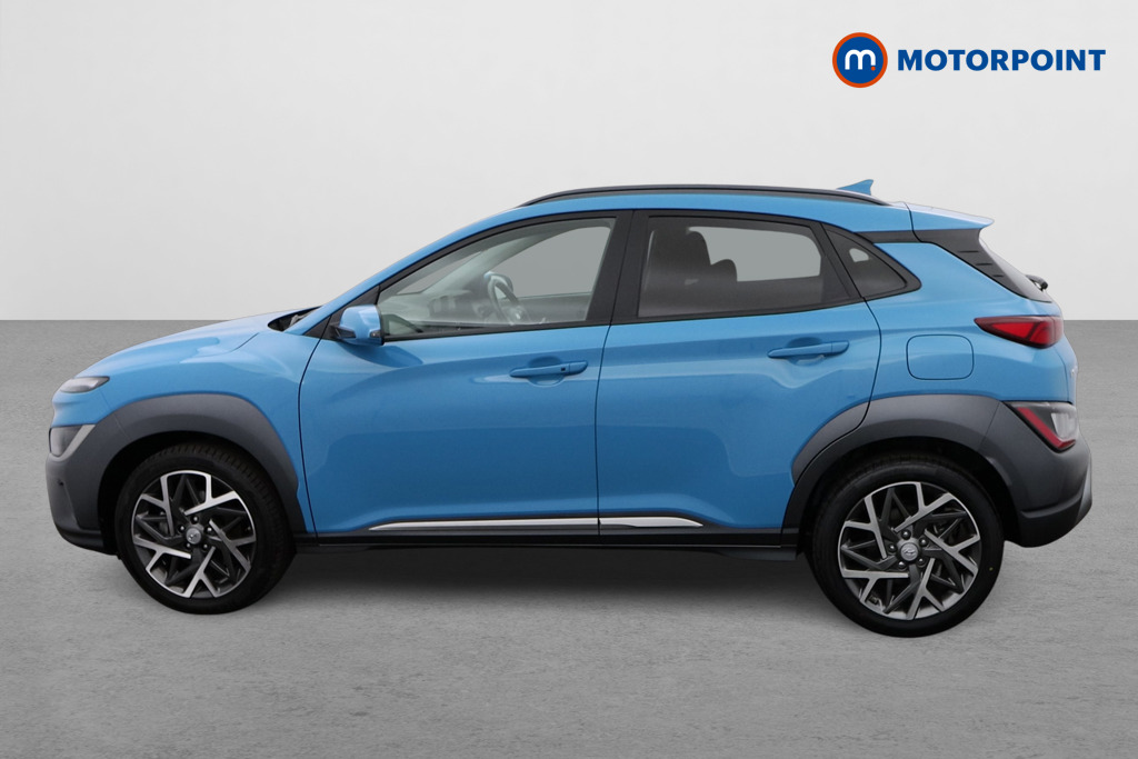 Hyundai Kona Premium Automatic Petrol-Electric Hybrid SUV - Stock Number (1545657) - Passenger side