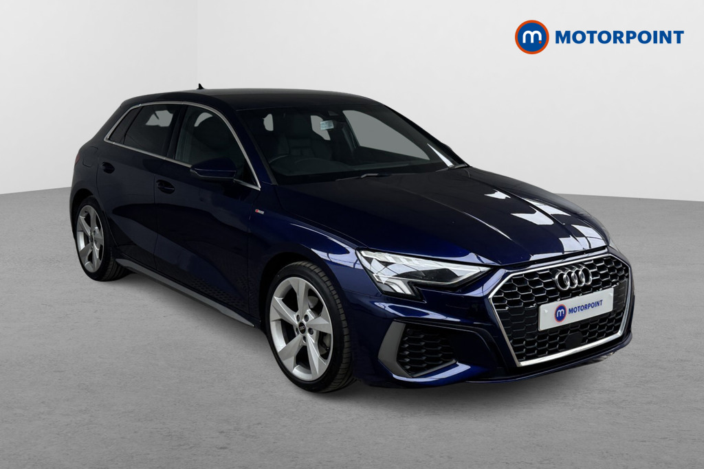 Audi A3 S Line Manual Petrol Hatchback - Stock Number (1546575) - Drivers side front corner