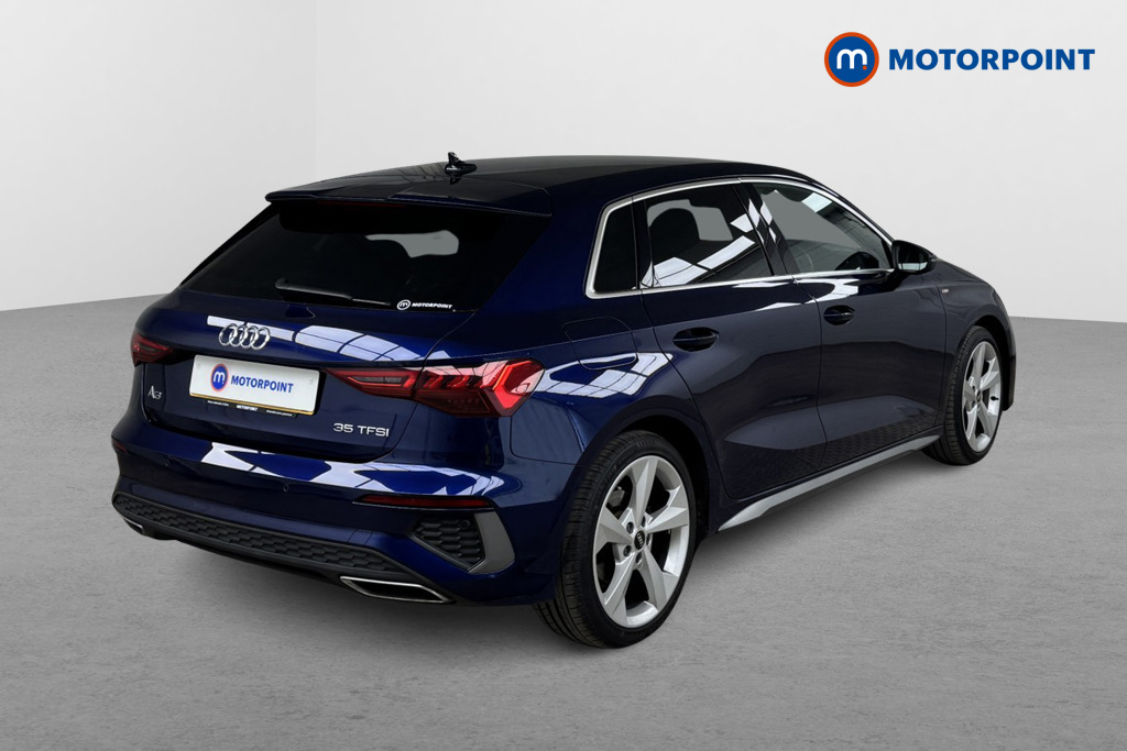Audi A3 S Line Manual Petrol Hatchback - Stock Number (1546575) - Drivers side rear corner