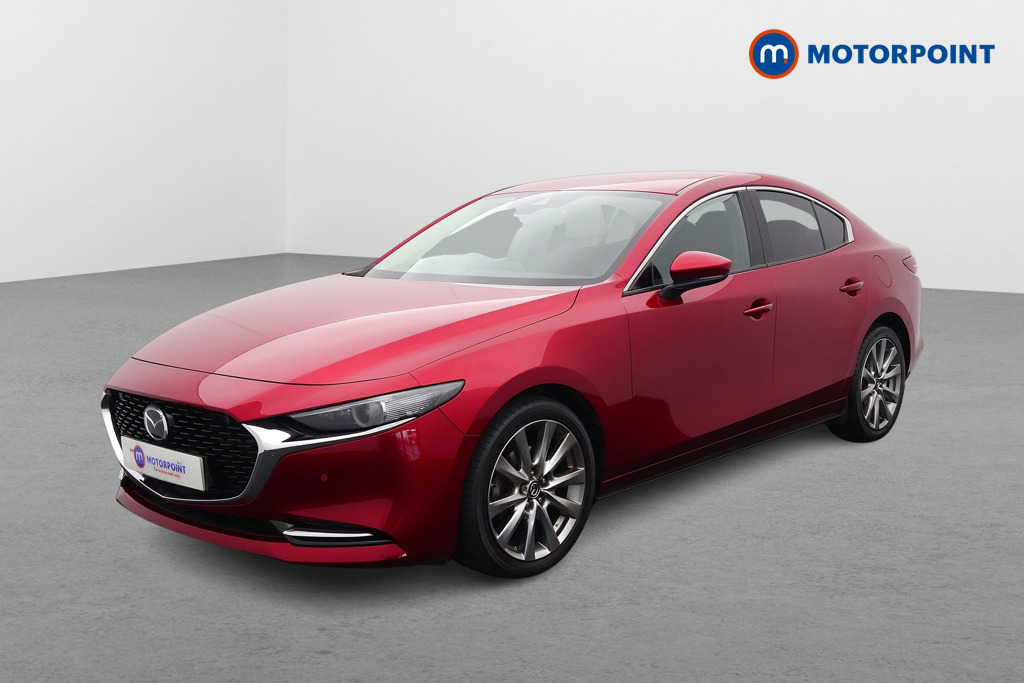 Mazda 3 Sport Lux Manual Petrol-Electric Hybrid Saloon - Stock Number (1547065) - Passenger side front corner