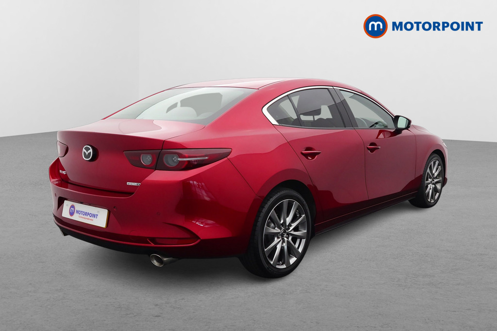 Mazda 3 Sport Lux Manual Petrol-Electric Hybrid Saloon - Stock Number (1547065) - Drivers side rear corner